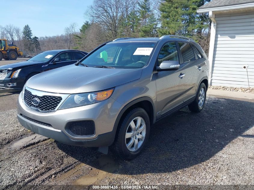 2013 Kia Sorento Lx V6 VIN: 5XYKTDA27DG375973 Lot: 38881435