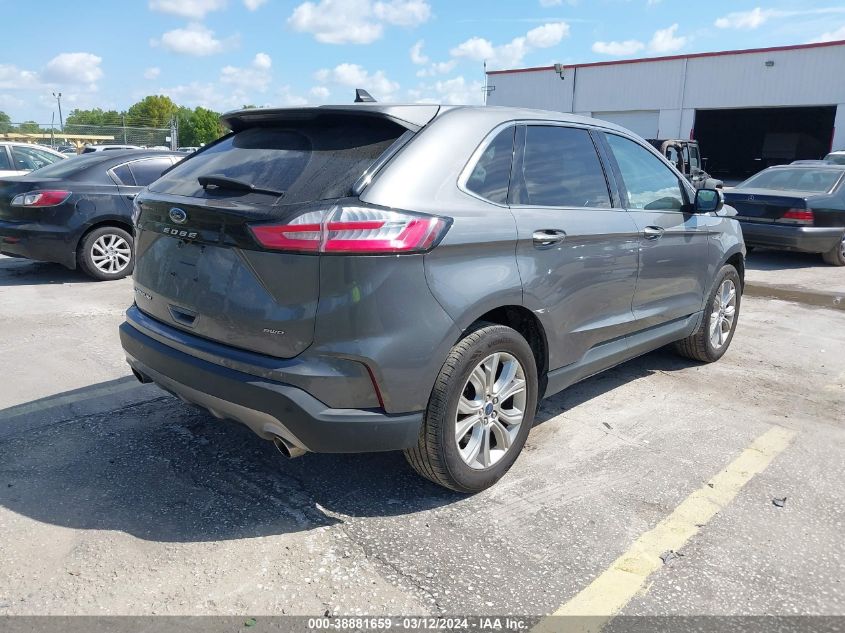 2022 Ford Edge Titanium VIN: 2FMPK4K91NBB04378 Lot: 38881659