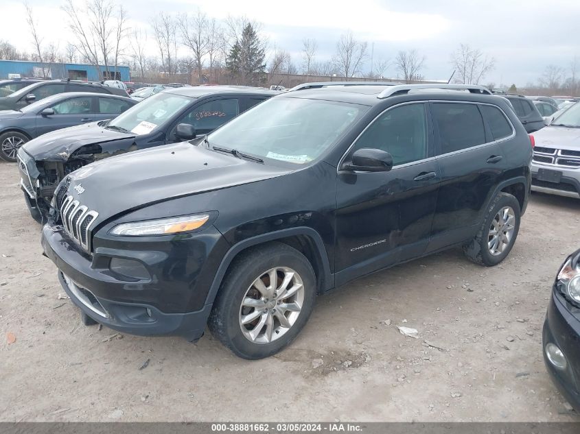 2015 Jeep Cherokee Limited VIN: 1C4PJMDS7FW718293 Lot: 38881662