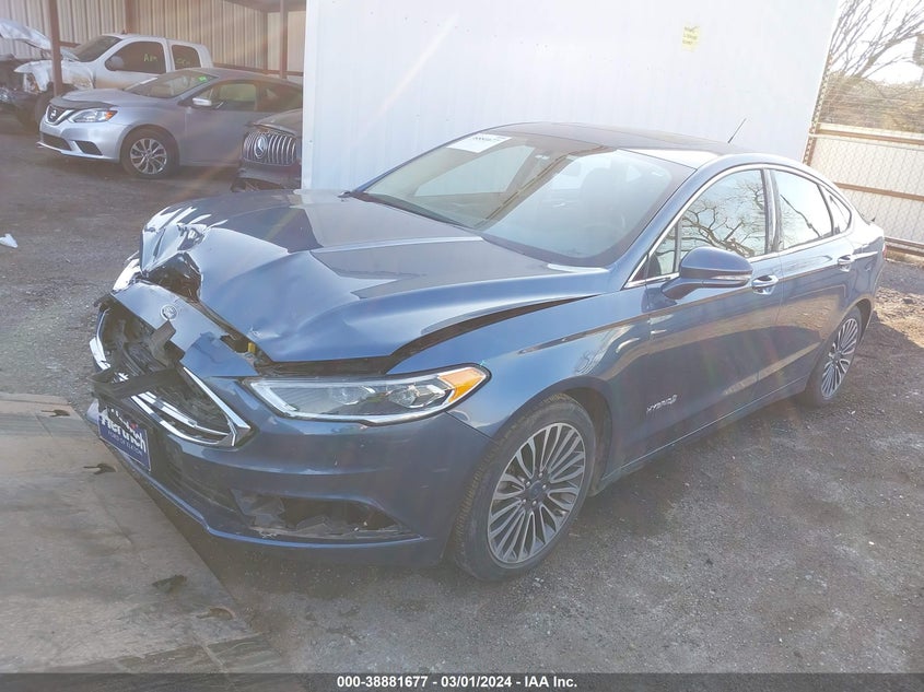 VIN 3FA6P0LU6JR264450 2018 FORD FUSION HYBRID SE