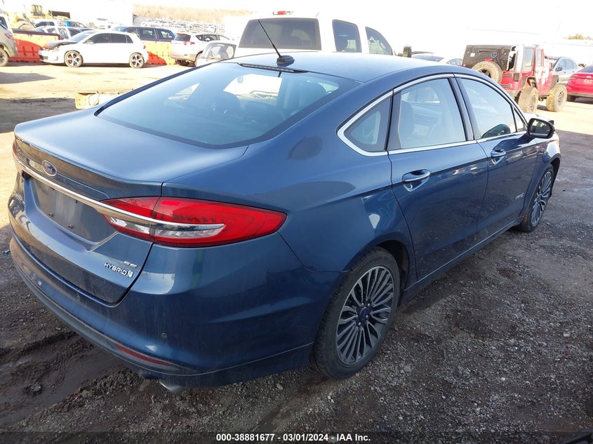 VIN 3FA6P0LU6JR264450 2018 FORD FUSION HYBRID SE