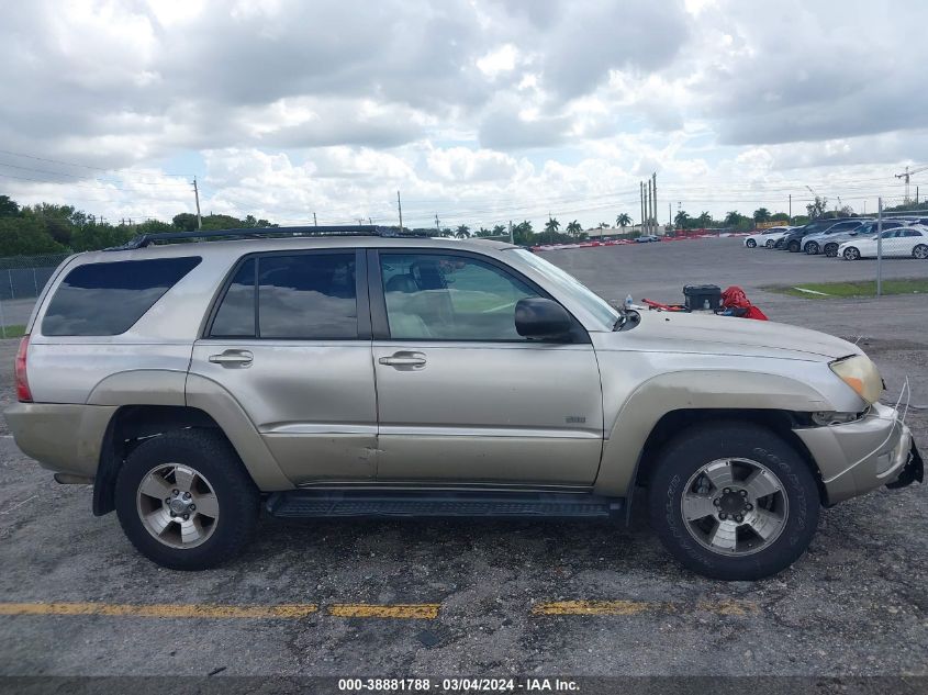 2004 Toyota 4Runner Sr5 V6 VIN: JTEZU14R840037292 Lot: 38881788