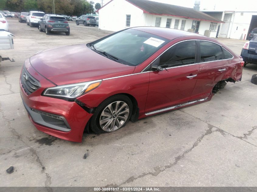 2015 Hyundai Sonata Sport VIN: 5NPE34AF3FH222759 Lot: 38881817