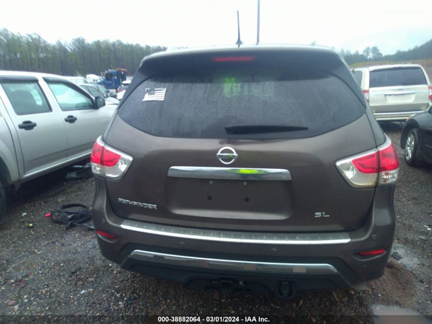 2016 Nissan Pathfinder Sl VIN: 5N1AR2MN2GC606299 Lot: 38882064