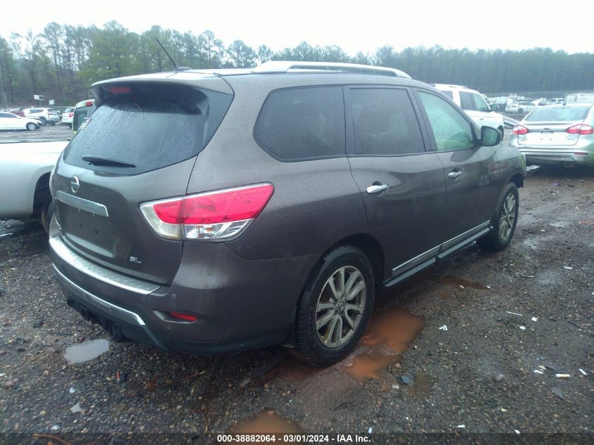 2016 Nissan Pathfinder Sl VIN: 5N1AR2MN2GC606299 Lot: 38882064