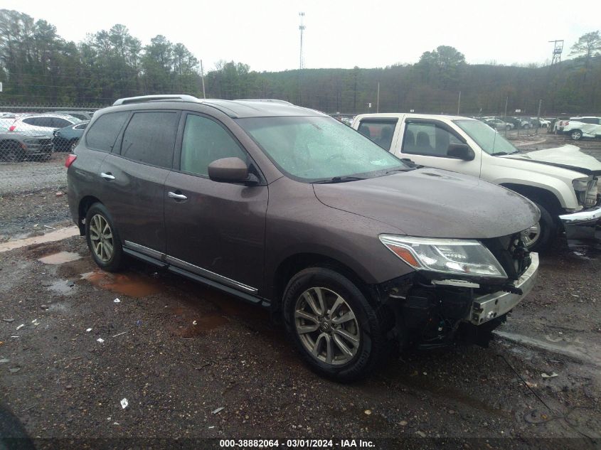 2016 Nissan Pathfinder Sl VIN: 5N1AR2MN2GC606299 Lot: 38882064