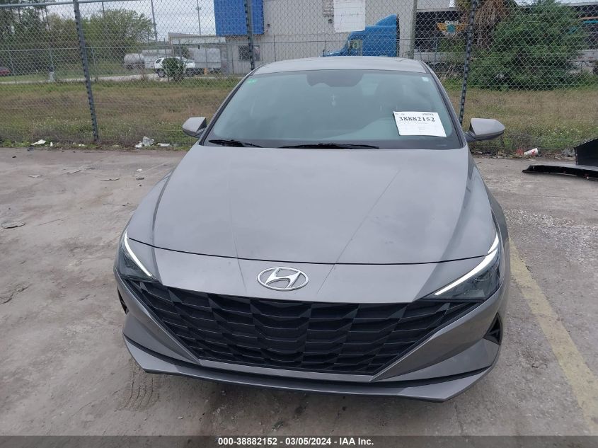 2022 Hyundai Elantra Hybrid Blue VIN: KMHLM4AJ6NU025870 Lot: 38882152