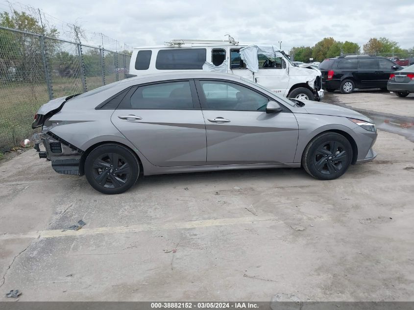 2022 Hyundai Elantra Hybrid Blue VIN: KMHLM4AJ6NU025870 Lot: 38882152