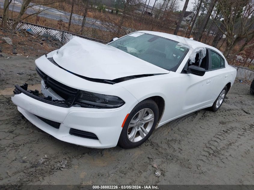 2023 Dodge Charger Sxt VIN: 2C3CDXBG8PH550500 Lot: 38882226