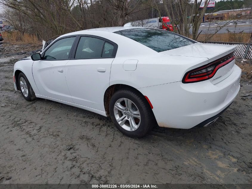 2023 Dodge Charger Sxt VIN: 2C3CDXBG8PH550500 Lot: 38882226