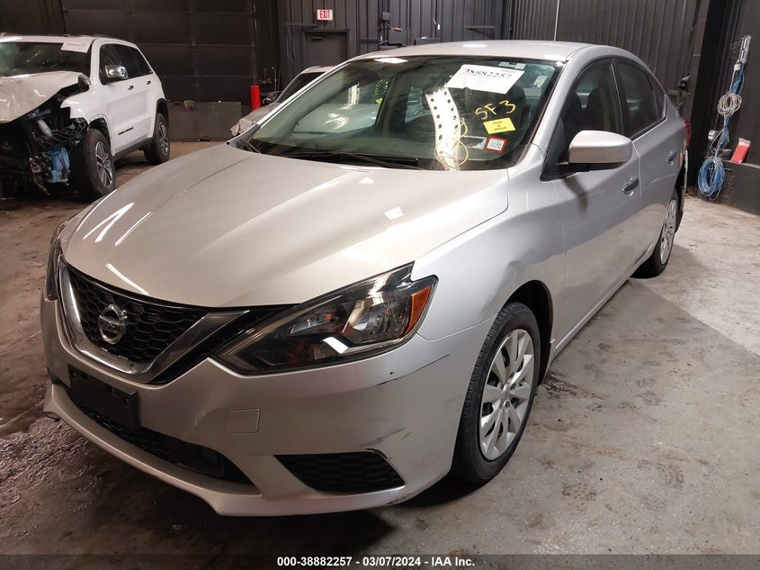 VIN 3N1AB7AP6KY420019 2019 NISSAN SENTRA S