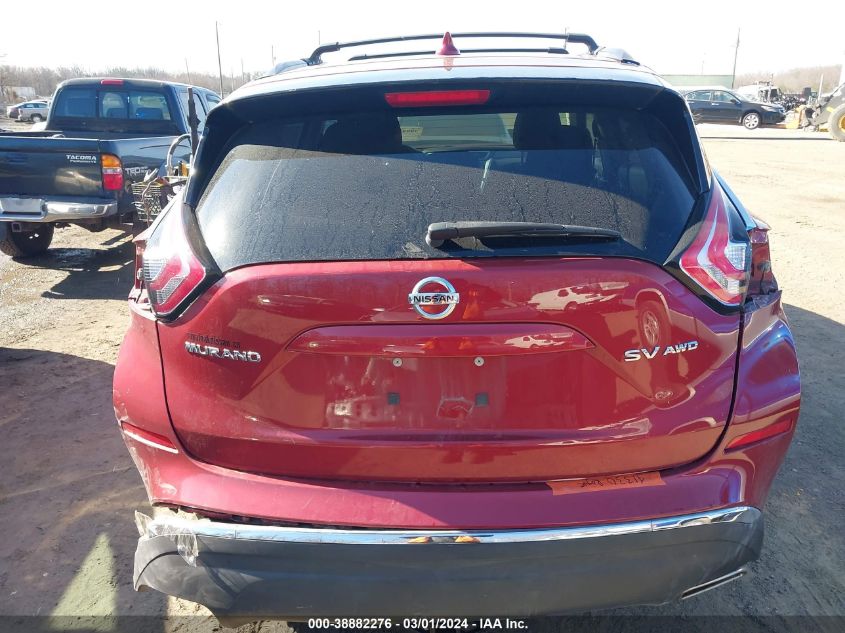 2018 Nissan Murano Platinum/S/Sl/Sv VIN: 5N1AZ2MH0JN126011 Lot: 38882276