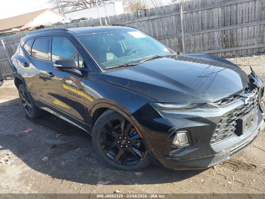 2021 Chevrolet Blazer Awd Rs VIN: 3GNKBKRS5MS573694 Lot: 38882329