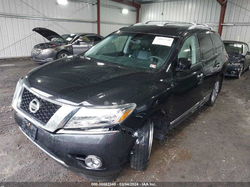 2016 Nissan Pathfinder Sl VIN: 5N1AR2MN5GC666383 Lot: 38882340