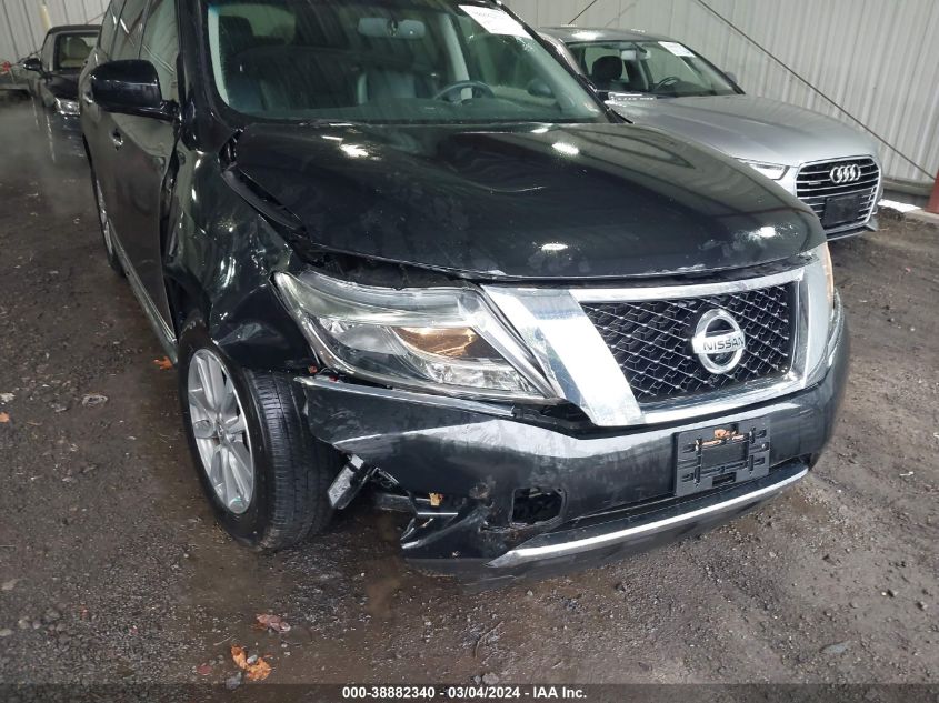 2016 Nissan Pathfinder Sl VIN: 5N1AR2MN5GC666383 Lot: 38882340