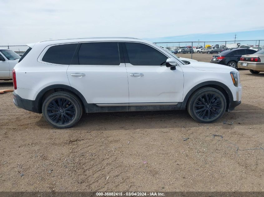 2021 Kia Telluride Sx VIN: 5XYP5DHC1MG165092 Lot: 38882415