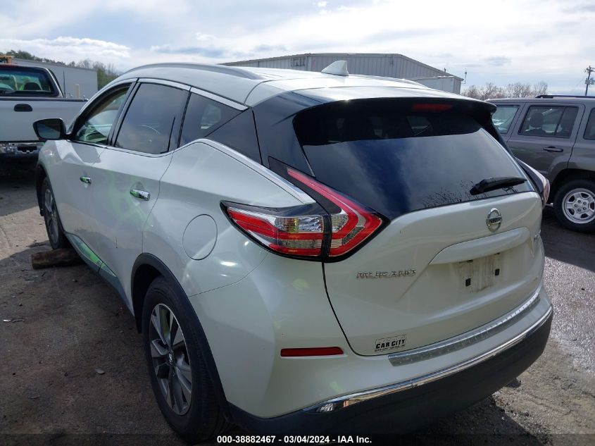 2018 Nissan Murano Sl VIN: 5N1AZ2MH2JN128701 Lot: 38882467