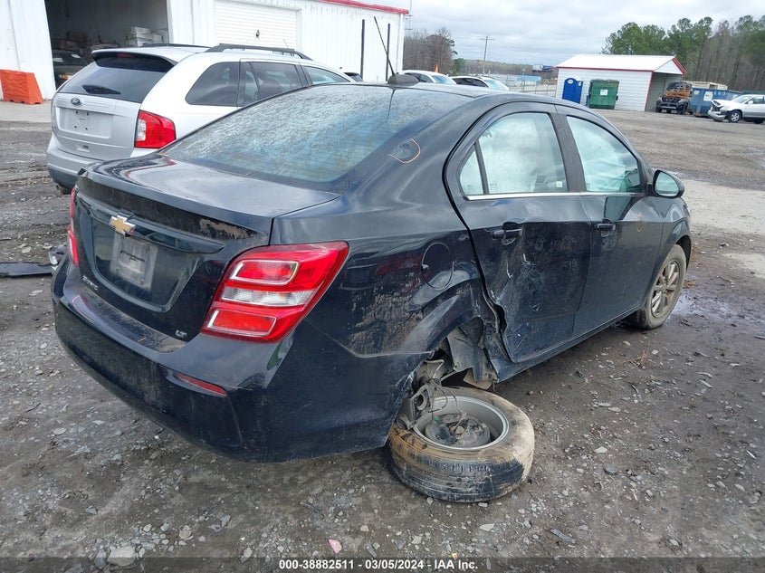 2017 CHEVROLET SONIC LT - 1G1JD5SH1H4128463