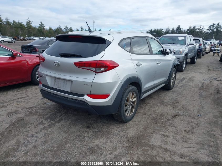 2017 Hyundai Tucson Se VIN: KM8J3CA40HU508550 Lot: 38882558