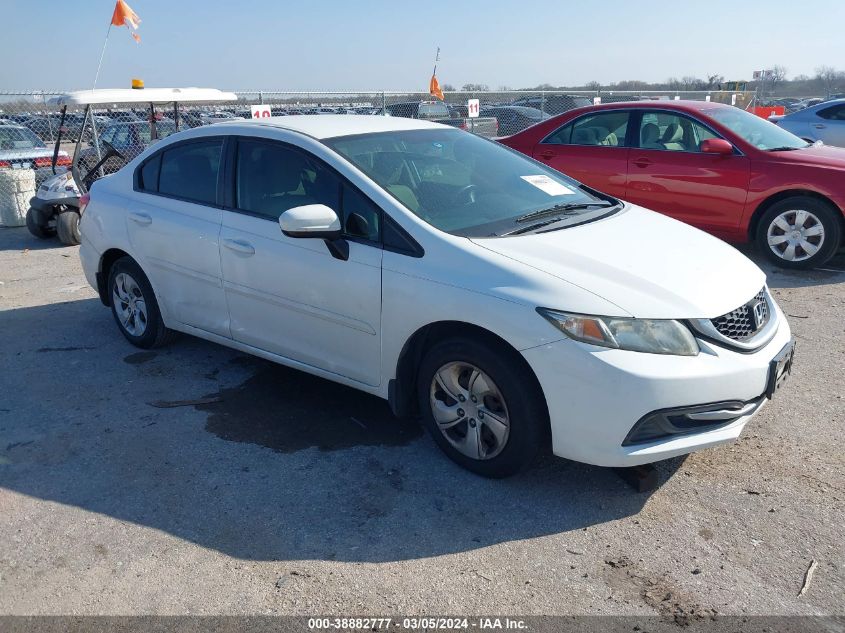 2014 Honda Civic Lx VIN: 19XFB2F58EE021504 Lot: 38882777