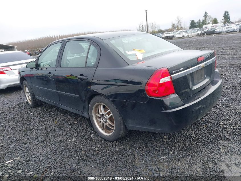 2005 Chevrolet Malibu VIN: 1G1ZS52F55F201941 Lot: 38882819