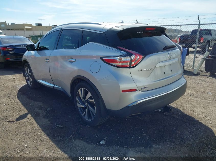 2015 NISSAN MURANO PLATINUM - 5N1AZ2MH4FN291471