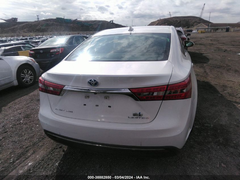 2017 Toyota Avalon Hybrid Limited VIN: 4T1BD1EB7HU058376 Lot: 38882850