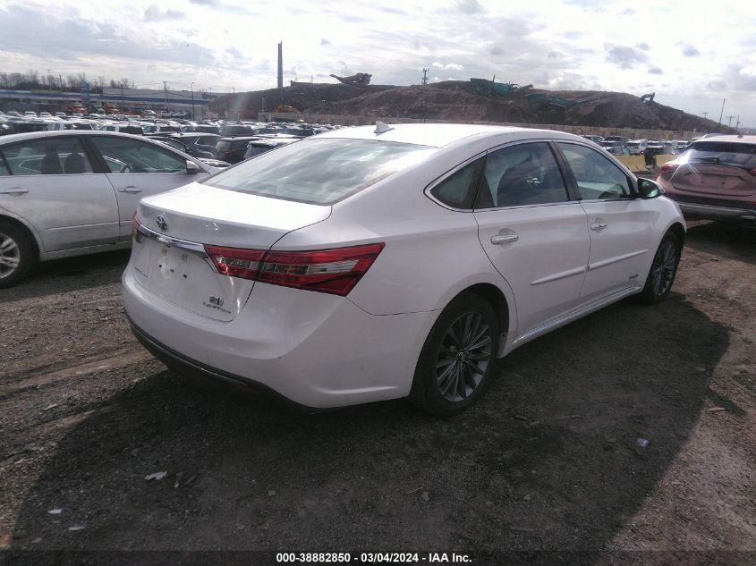 2017 Toyota Avalon Hybrid Limited VIN: 4T1BD1EB7HU058376 Lot: 38882850