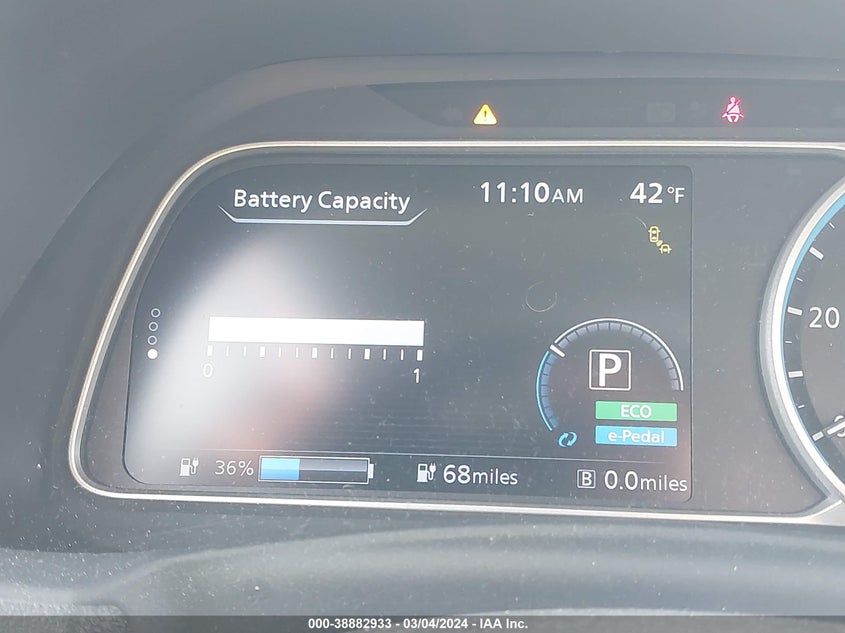 2019 NISSAN LEAF SV PLUS - 1N4BZ1CP7KC319190