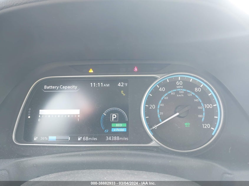 2019 NISSAN LEAF SV PLUS - 1N4BZ1CP7KC319190