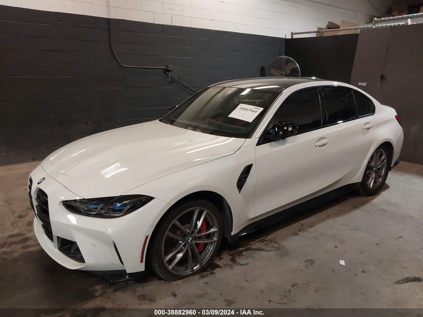 2024 BMW M3 Competition xDrive VIN: WBS43AY05RFR59058 Lot: 38882960