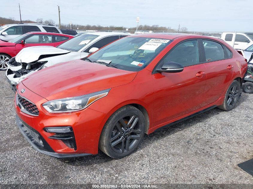 2020 Kia Forte Gt-Line VIN: 3KPF34ADXLE225497 Lot: 38882963