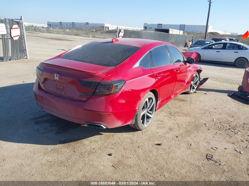VIN 1HGCV1F37KA152037 2019 HONDA ACCORD SPORT