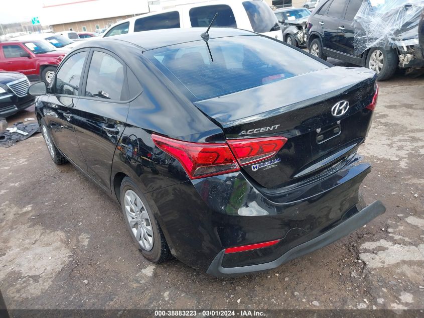 2020 Hyundai Accent Se VIN: 3KPC24A65LE123886 Lot: 38883223