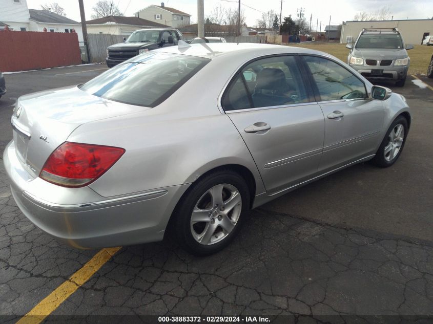 2005 Acura Rl 3.5 VIN: JH4KB16555C011494 Lot: 38883372