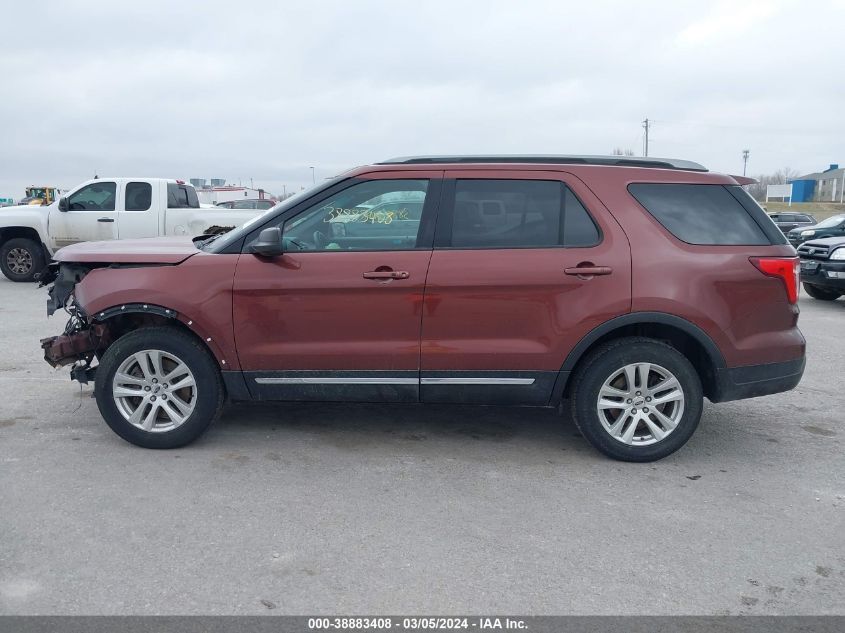 2018 Ford Explorer Xlt VIN: 1FM5K8D81JGA13973 Lot: 38883408