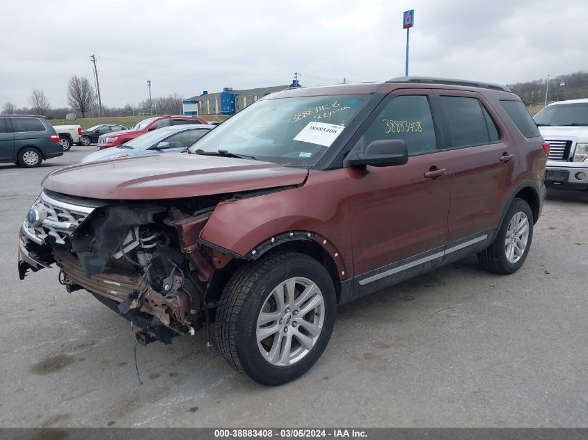 2018 Ford Explorer Xlt VIN: 1FM5K8D81JGA13973 Lot: 38883408