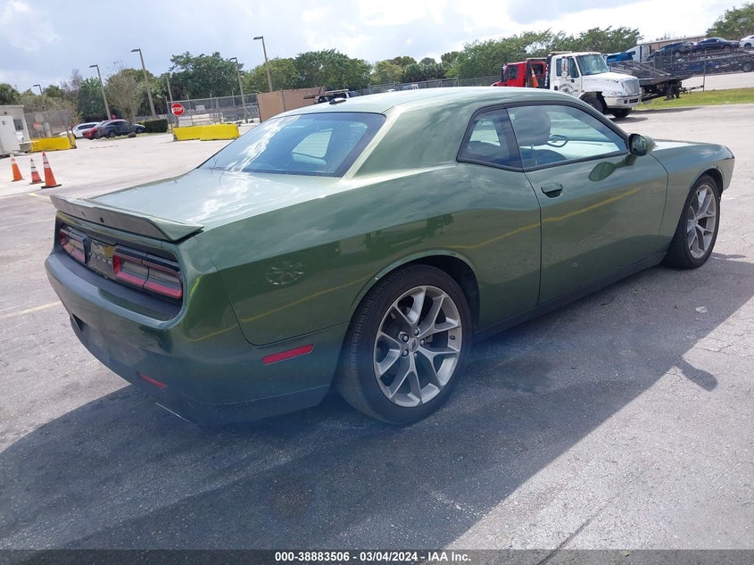 VIN 2C3CDZJG8NH131816 2022 DODGE CHALLENGER GT