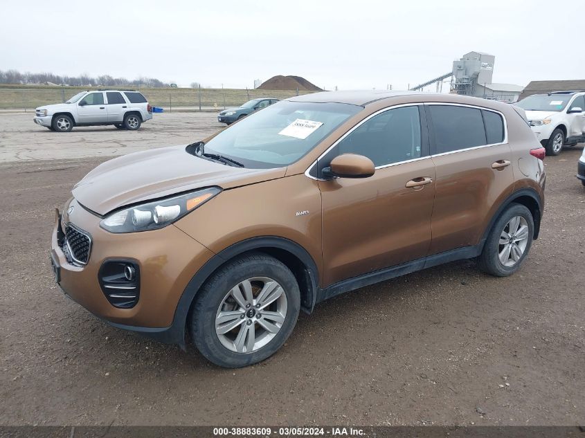 2017 Kia Sportage Lx VIN: KNDPMCAC4H7065465 Lot: 38883609