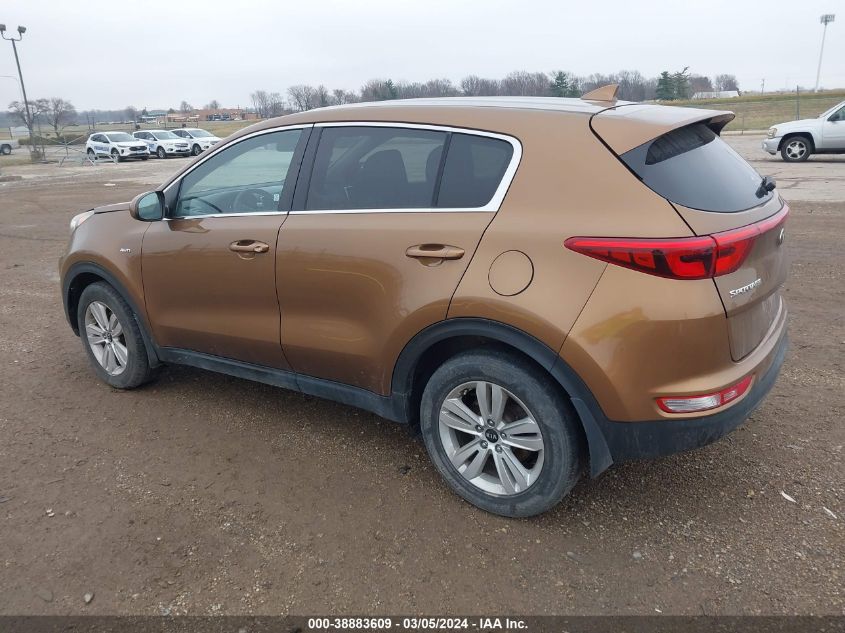 2017 Kia Sportage Lx VIN: KNDPMCAC4H7065465 Lot: 38883609