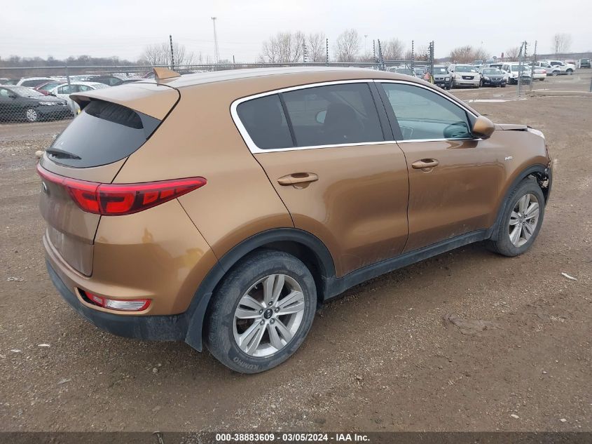 2017 Kia Sportage Lx VIN: KNDPMCAC4H7065465 Lot: 38883609