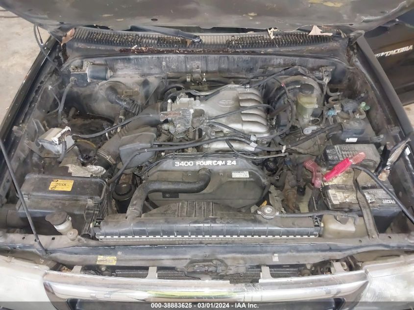 2000 Toyota Tacoma Base V6 VIN: 5TEWN72N7YZ694422 Lot: 38883625