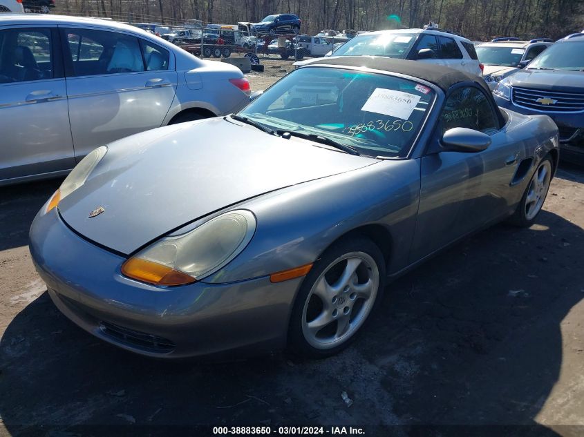 2002 Porsche Boxster Base (M5) VIN: WP0CA29892U623837 Lot: 38883650