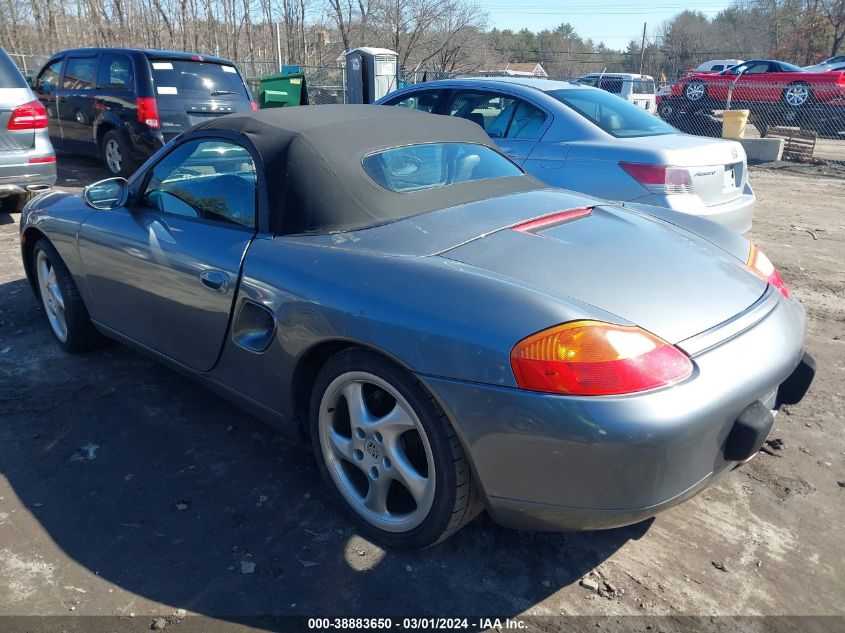 2002 Porsche Boxster Base (M5) VIN: WP0CA29892U623837 Lot: 38883650