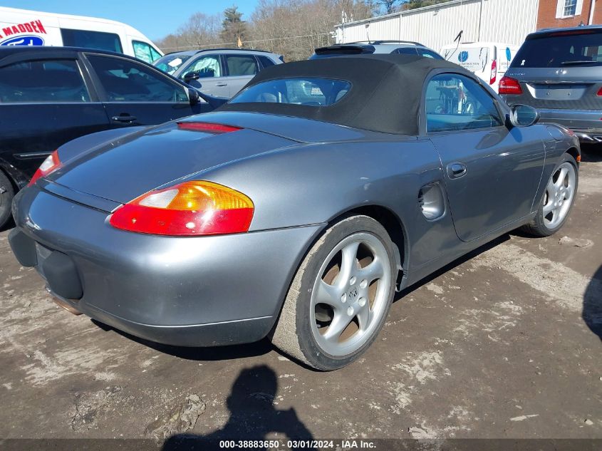 2002 Porsche Boxster Base (M5) VIN: WP0CA29892U623837 Lot: 38883650