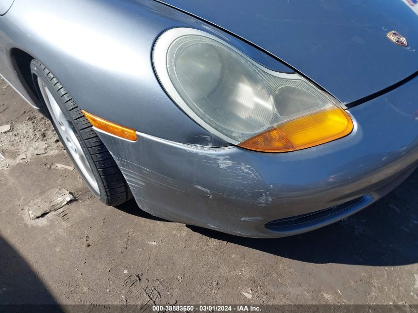 2002 Porsche Boxster Base (M5) VIN: WP0CA29892U623837 Lot: 38883650