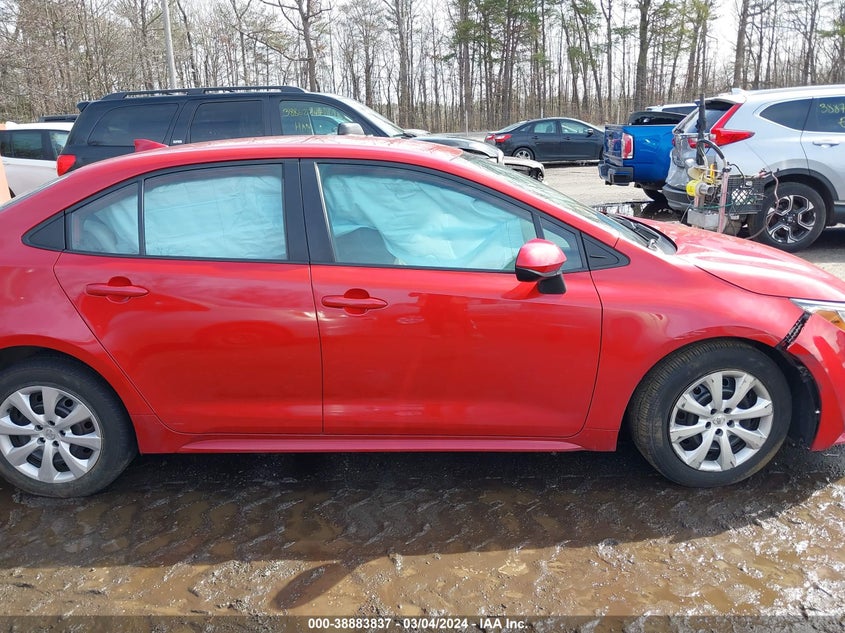 VIN 5YFEPMAE7MP172623 2021 TOYOTA COROLLA LE