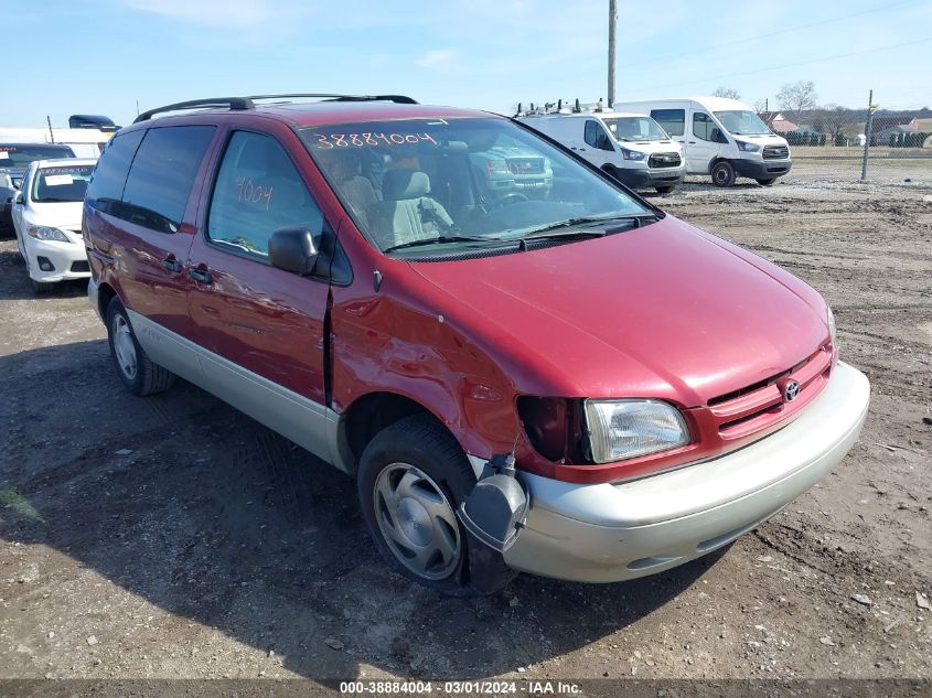 1998 Toyota Sienna Xle VIN: 4T3ZF13C9WU045184 Lot: 38884004