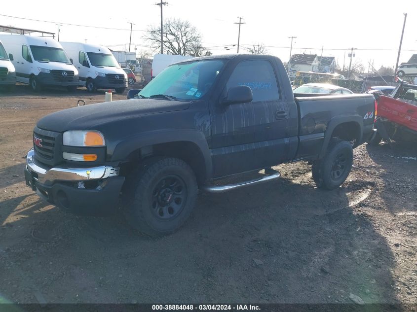 2006 GMC Sierra 1500 Work Truck VIN: 3GTEK14XX6G260536 Lot: 38884048