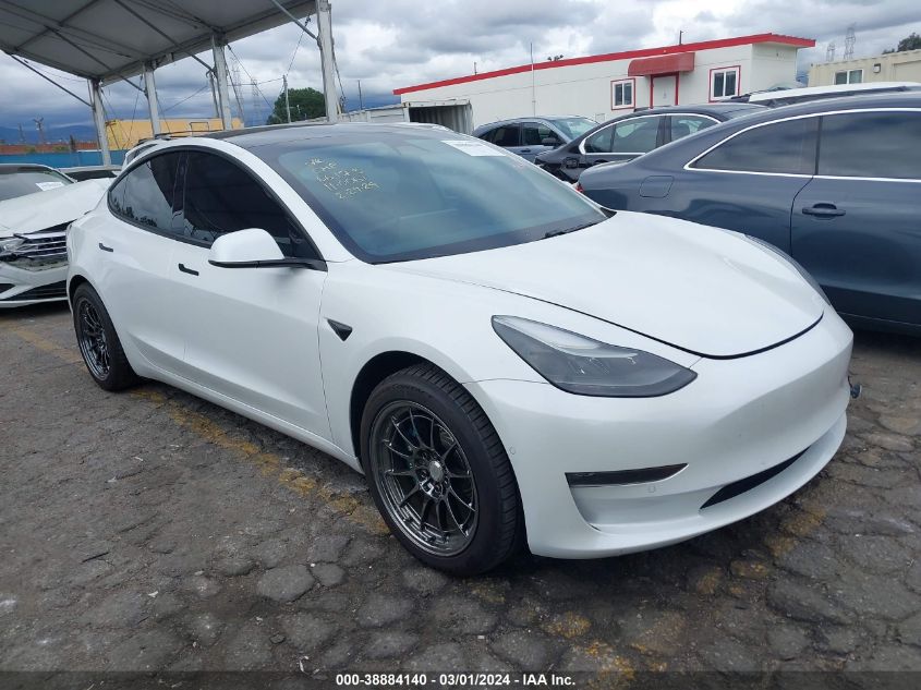 VIN: 5YJ3E1EB6MF070947 2021 TESLA MODEL 3 LONG RANGE DUAL MOTOR ALL-WHEEL DRIVE